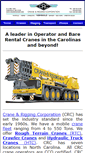 Mobile Screenshot of cranerigcorp.com